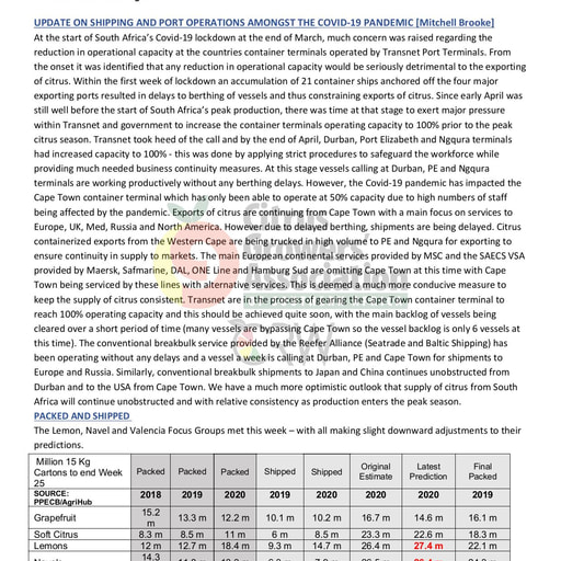 CGA - CEO Newsletter 24/2020 (26/06/20)