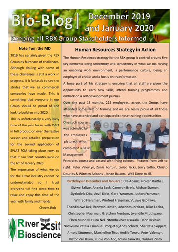 River Bioscience Bio-Blog 12/2019