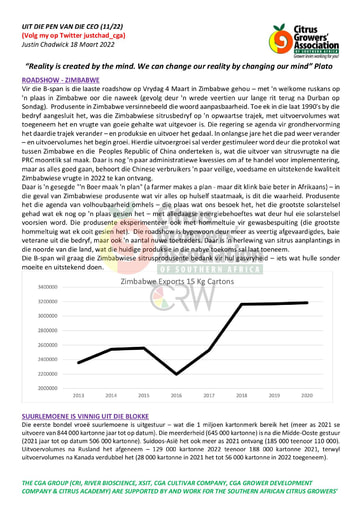 CGA - CEO Nuusbrief 11/2022 (18/03/22)