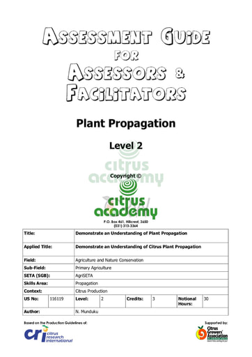 Assessment Guide for Assessors