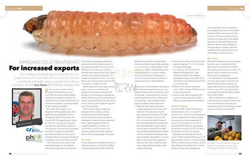 Improved cold treatments for increased exports