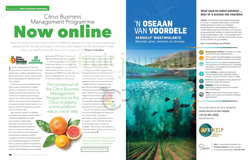 Citrus Business Management Programme