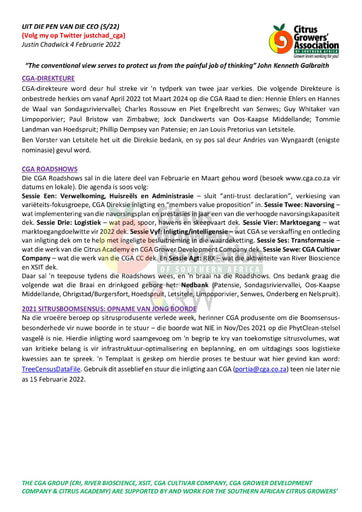 CGA - CEO Nuusbrief 05/2022 (04/02/22)