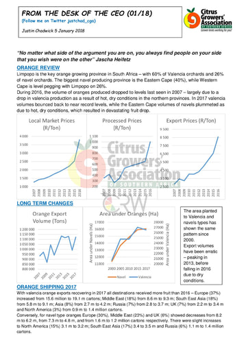 CGA - CEO Newsletter 01/2018 (05/01/18)