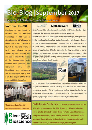 River Bioscience Bio-Blog 09/2017