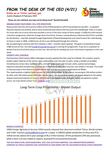 CGA - CEO Newsletter 04/2021 (05/02/21)