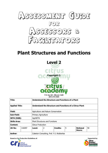 Assessment Guide for Assessors