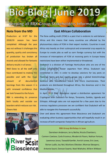 River Bioscience Bio-Blog 06/2019