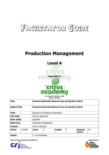 Facilitator Guide