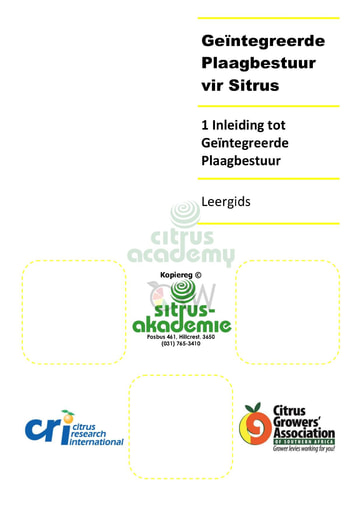 Module 1 - Inleiding tot Geïntegreerde Plaagbestuur