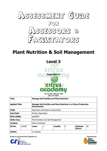 Assessment Guide for Assessors