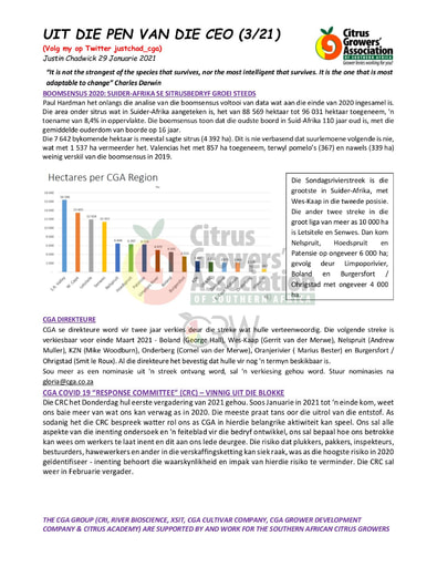 CGA - CEO Nuusbrief 03/2021 (29/01/21)