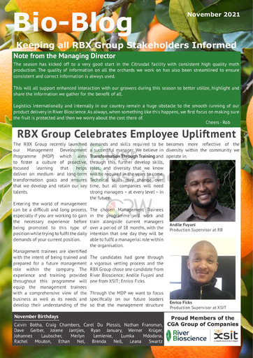 River Bioscience Bio-Blog 11/2021