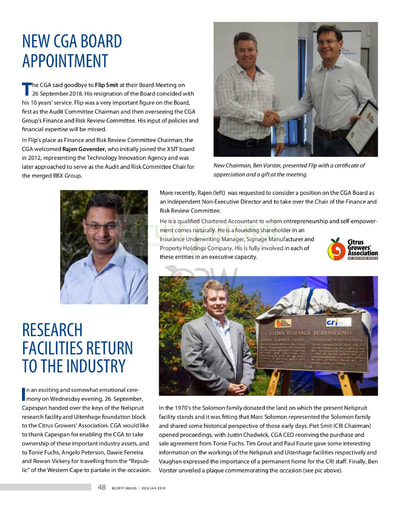 Research facilities return to the industry