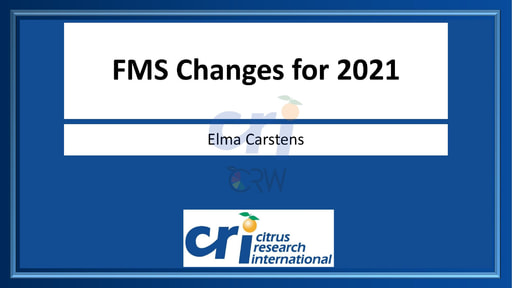 FMS Changes for 2021