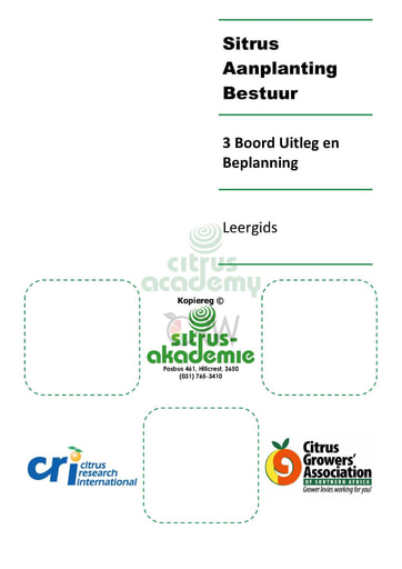 Module 3 - Boord Uitleg en Beplanning